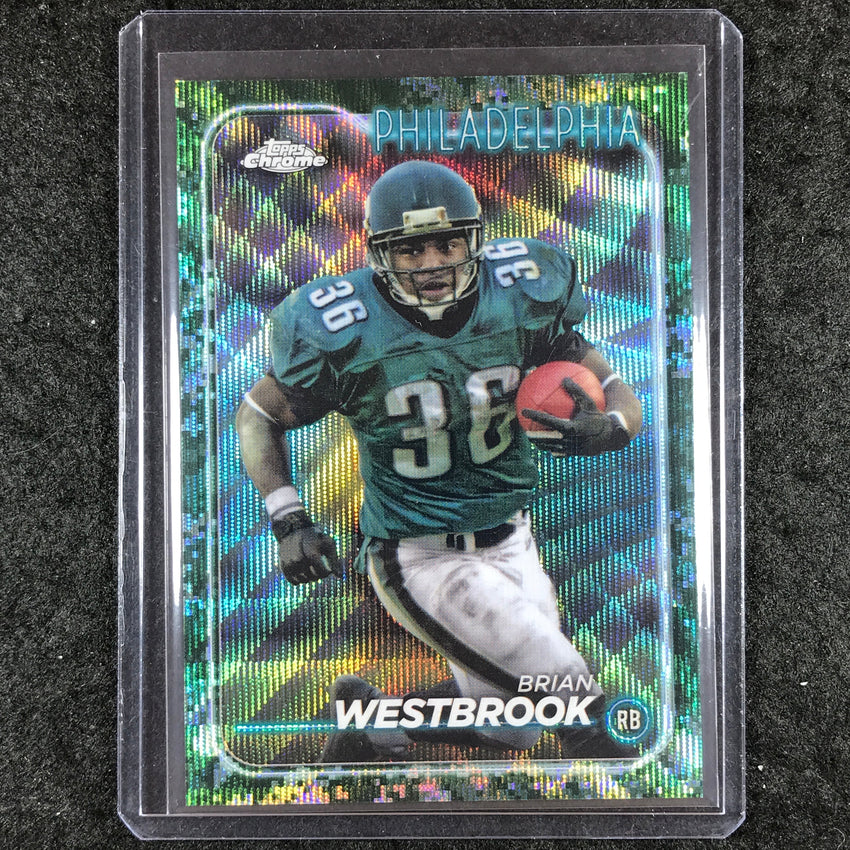 2024 Topps Chrome Football BRIAN WESTBROOK Base Camo Wave SP #156