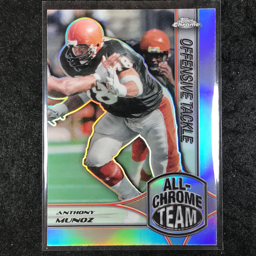 2024 Topps Chrome Football ANTHONY MUNOZ All-Chrome Team Refractor #10