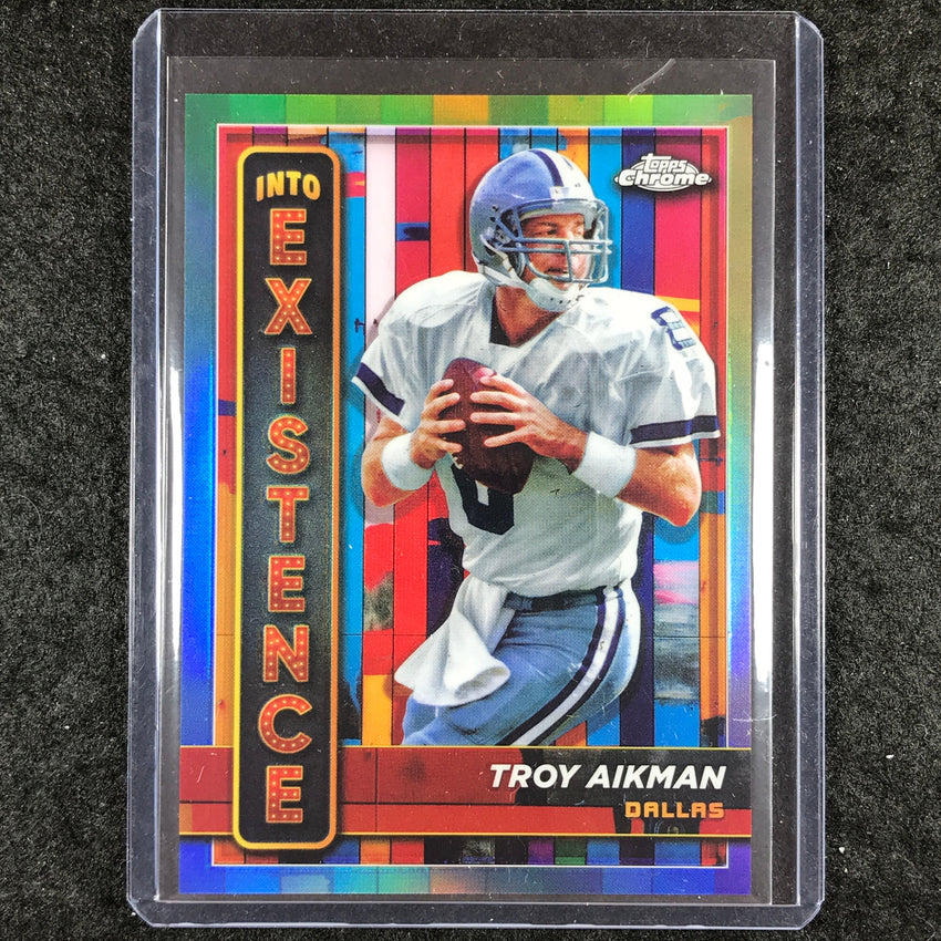 2024 Topps Chrome Football TROY AIKMAN Into Existence SSP #10