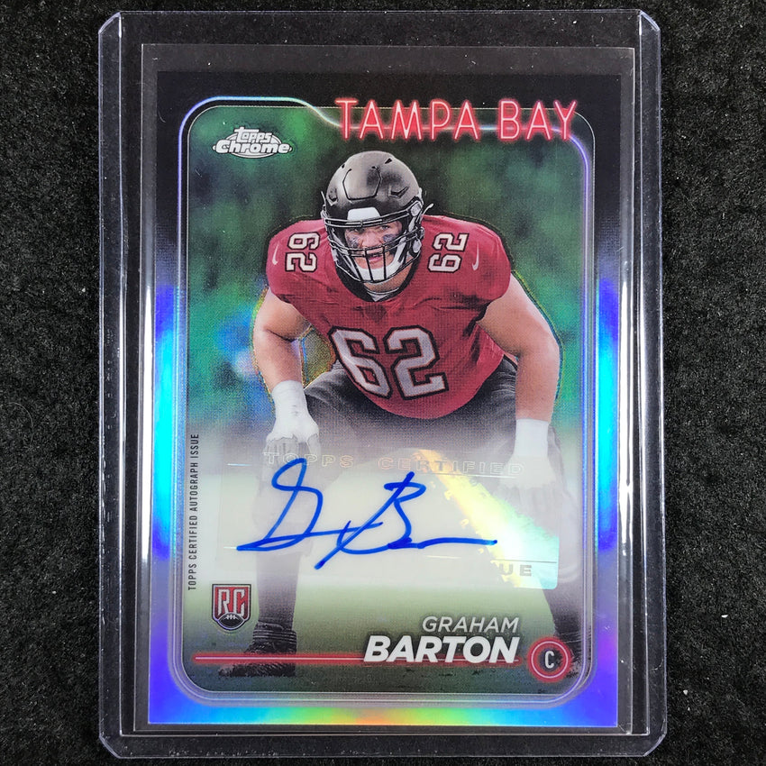 2024 Topps Chrome Football GRAHAM BARTON Rookie Autograph Base #GBA