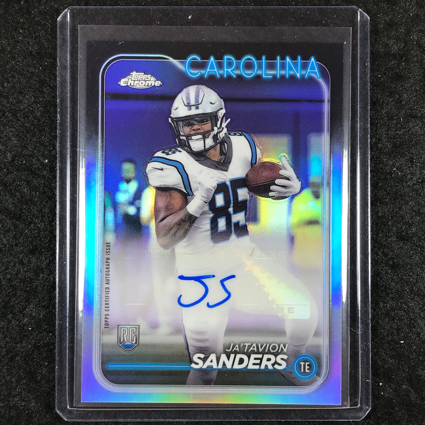 2024 Topps Chrome Football JA'TAVION SANDERS Rookie Autograph Base #JSA