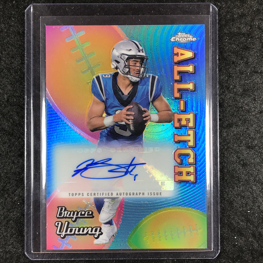 2024 Topps Chrome Football BRYCE YOUNG All-Etch Autograph #BY
