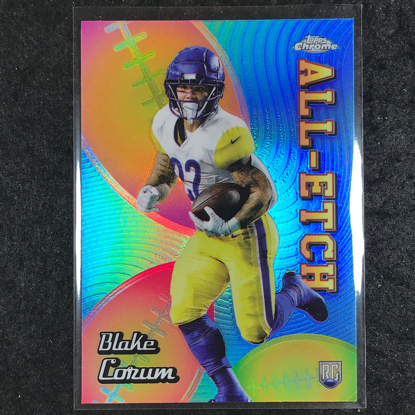 2024 Topps Chrome Football BLAKE CORUM Chrome All-Etch Rookie Refractor #CAE-BC
