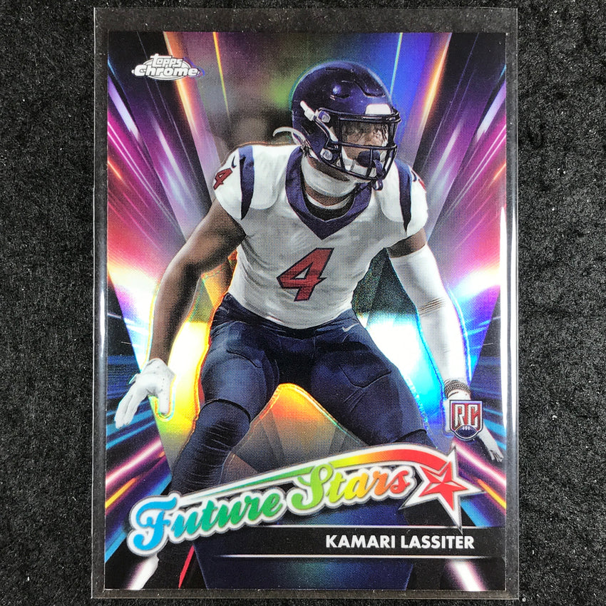 2024 Topps Chrome Football KAMARI LASSITER Future Stars Rookie Refractor #20