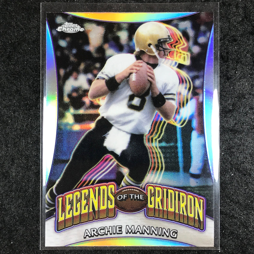 2024 Topps Chrome Football ARCHIE MANNING Legends of the Gridiron Refractor #5
