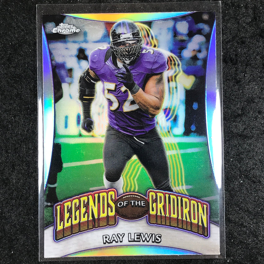 2024 Topps Chrome Football RAY LEWIS Legends of the Gridiron Refractor #14