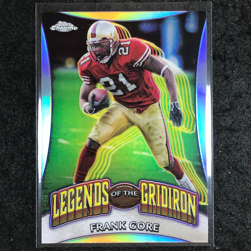 2024 Topps Chrome Football FRANK GORE Legends of the Gridiron Refractor #23
