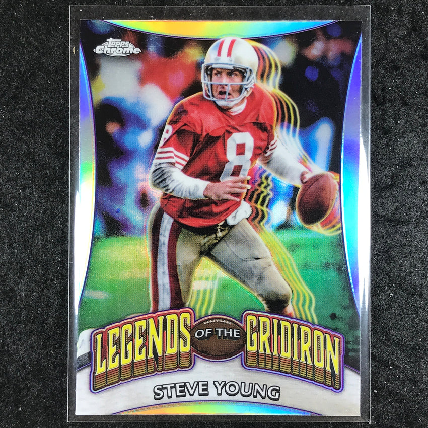 2024 Topps Chrome Football STEVE YOUNG Legends of the Gridiron Refractor #24
