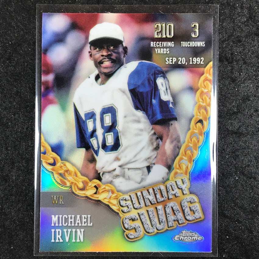 2024 Topps Chrome Football MICHAEL IRVIN Sunday Swag Refractor #12