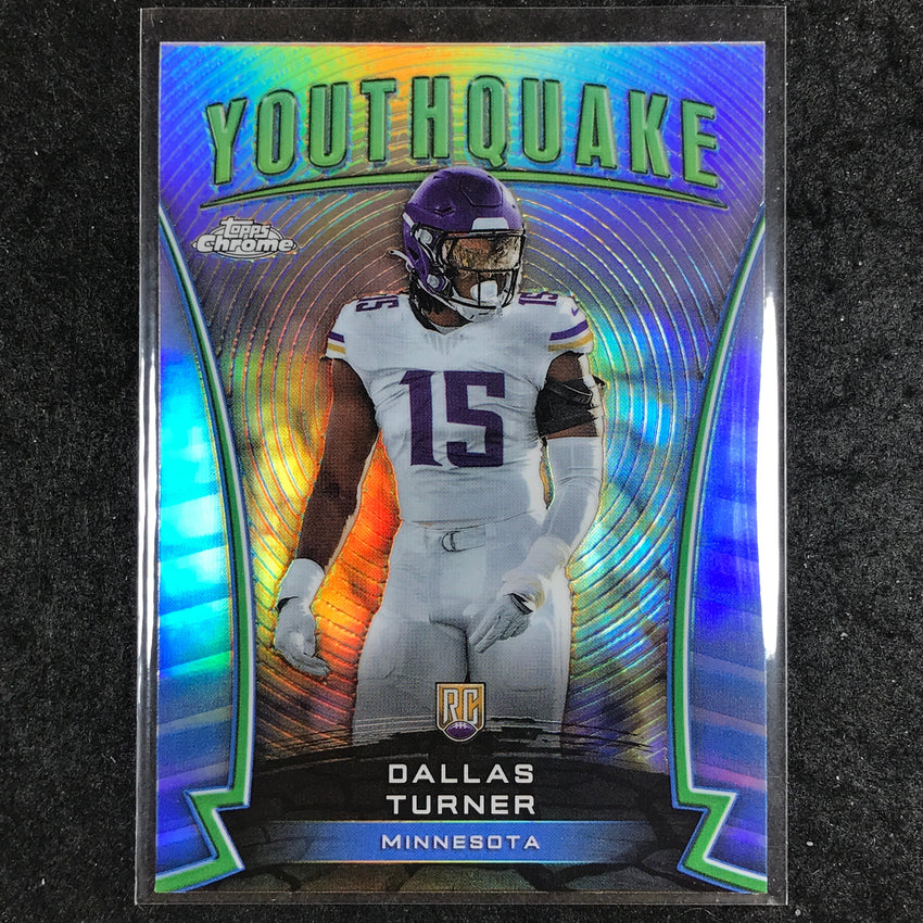 2024 Topps Chrome Football DALLAS TURNER Youthquake Rookie Refractor #6