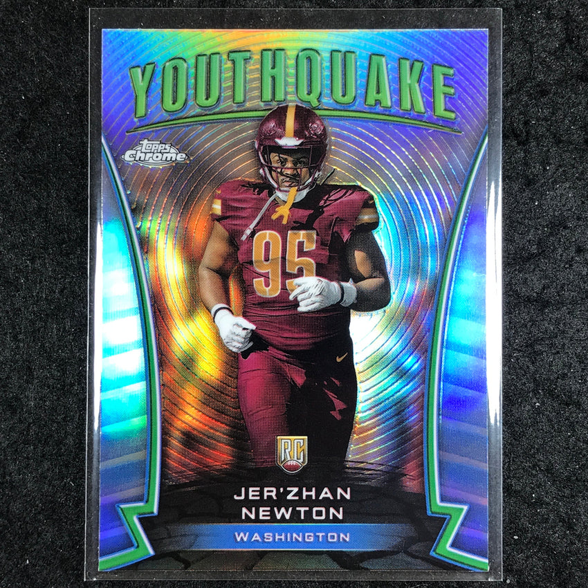 2024 Topps Chrome Football JER'ZHAN NEWTON Youthquake Rookie Refractor #13