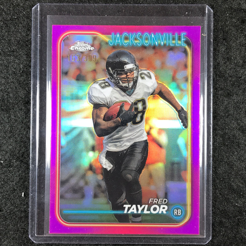 2024 Topps Chrome Football FRED TAYLOR Base Magenta 163/399 #89
