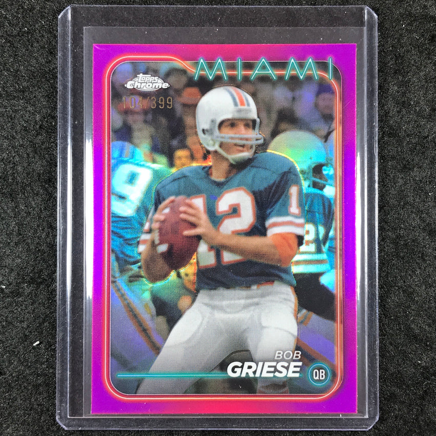2024 Topps Chrome Football BOB GRIESE Base Magenta 104/399 #107