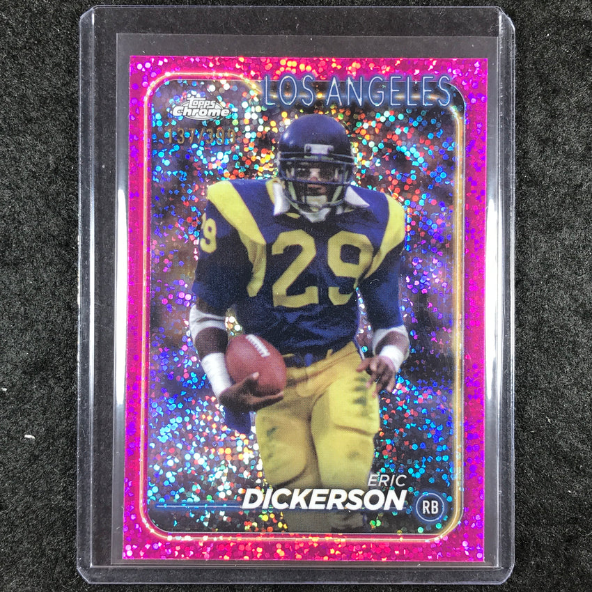 2024 Topps Chrome Football ERIC DICKERSON Base Magenta Speckle 137/399 #104