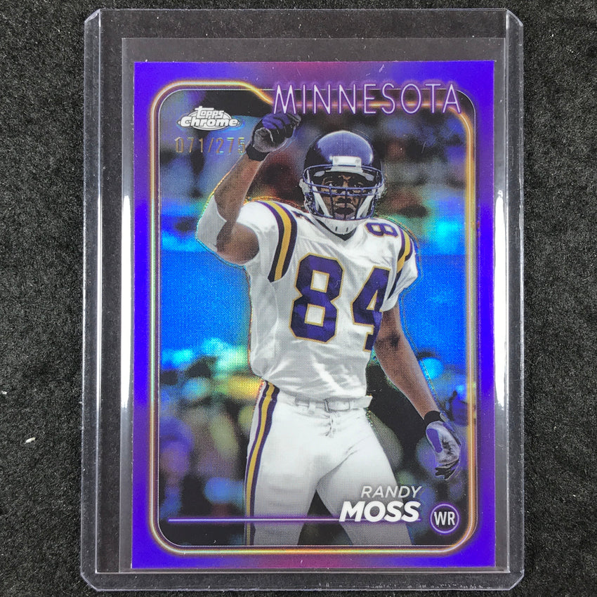 2024 Topps Chrome Football RANDY MOSS Base Purple 71/275 #112