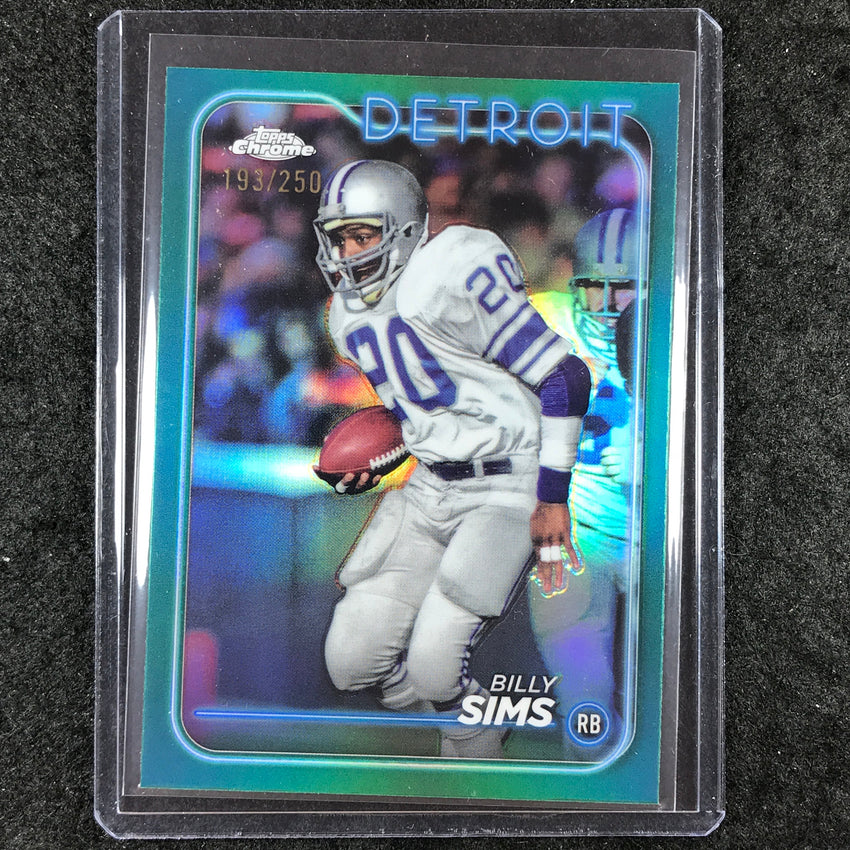 2024 Topps Chrome Football BILLY SIMS Base Teal 193/250 #70