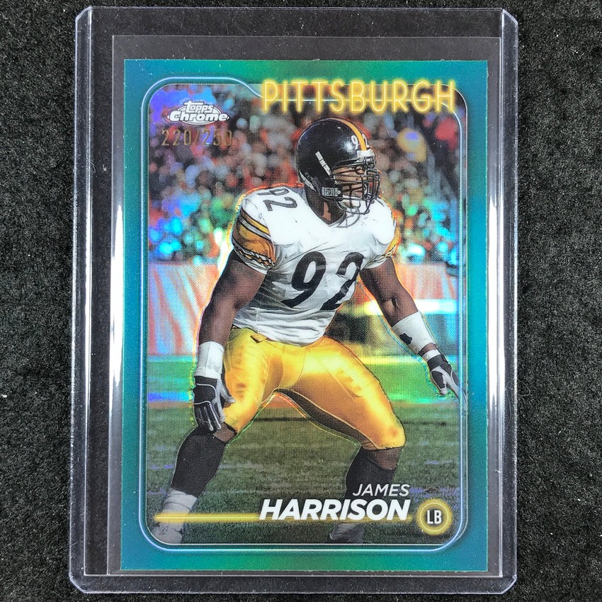 2024 Topps Chrome Football JAMES HARRISON Base Teal 220/250 #163