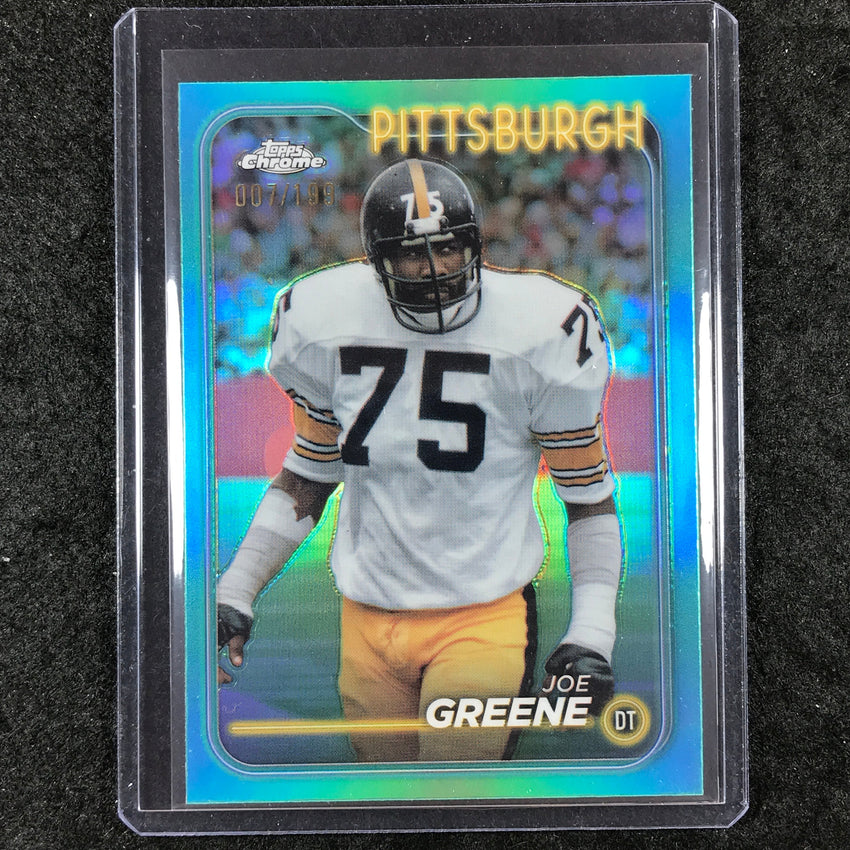 2024 Topps Chrome Football JOE GREENE Base Aqua 7/199 #171