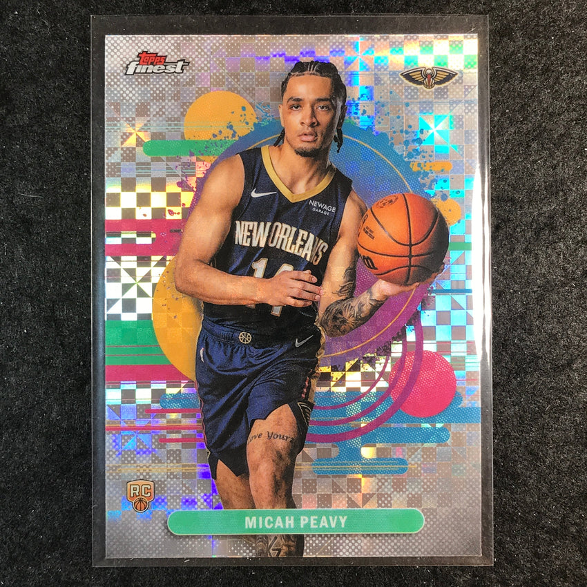 2025-26 Topps Finest MICAH PEAVY Uncommon Rookie X-Fractor #130