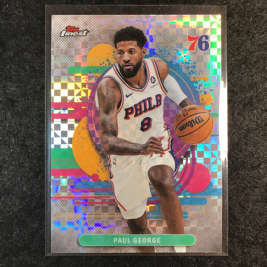 2025-26 Topps Finest PAUL GEORGE Uncommon X-Fractor #141