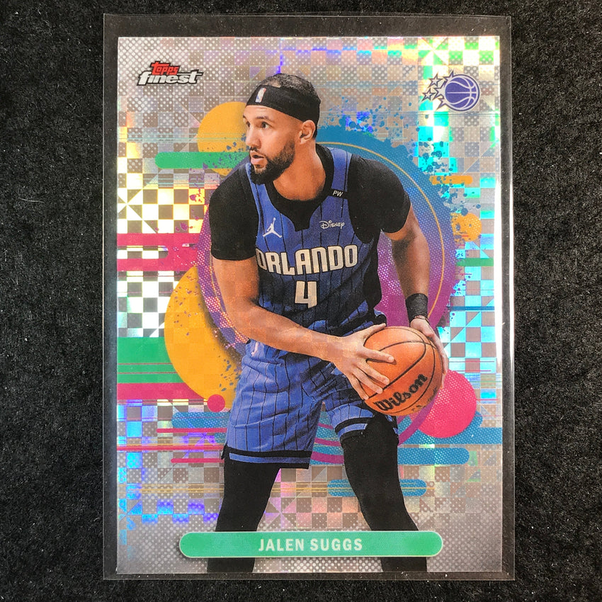 2025-26 Topps Finest JALEN SUGGS Uncommon X-Fractor #155