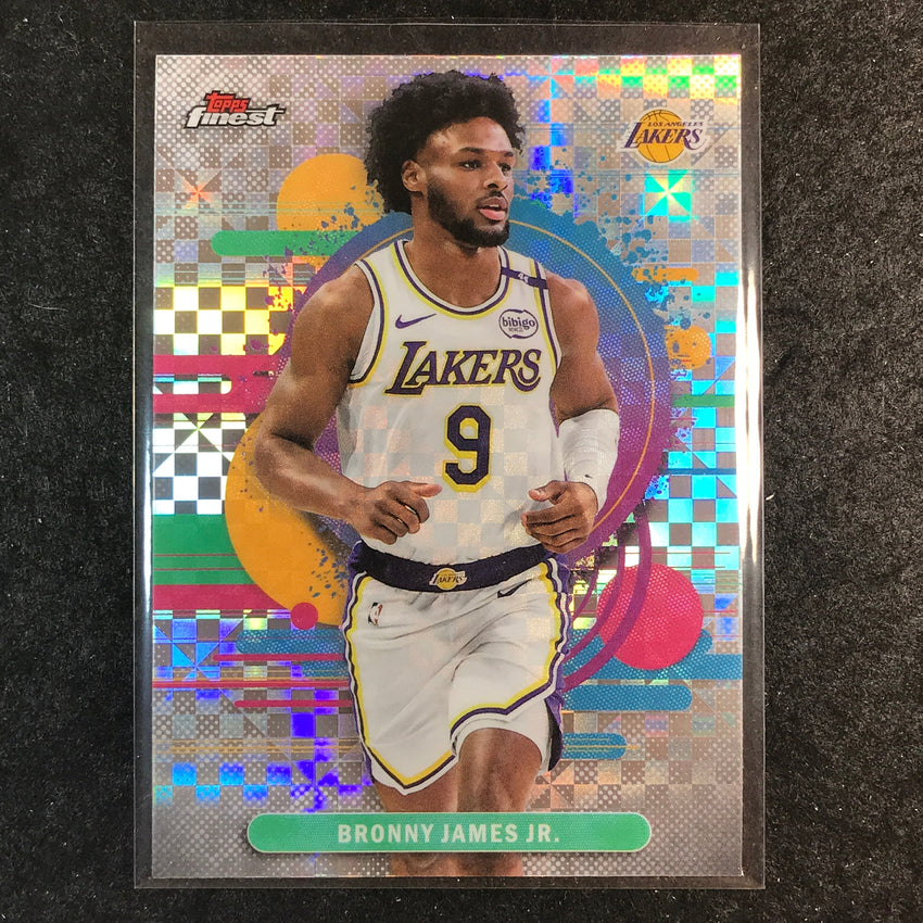 2025-26 Topps Finest BRONNY JAMES JR. Uncommon X-Fractor #166