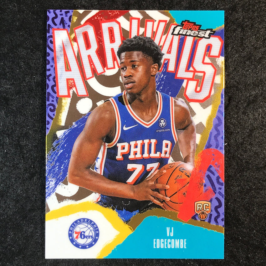 2025-26 Topps Finest VJ EDGECOMBE Arrivals Rookie Base #3
