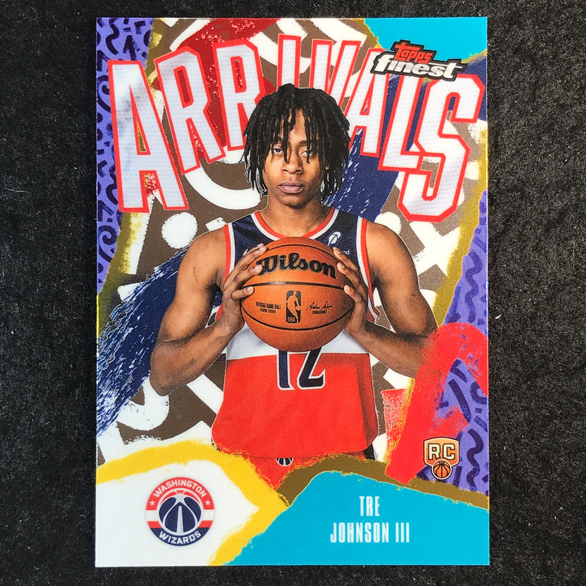 2025-26 Topps Finest TRE JOHNSON III Arrivals Rookie Base #6