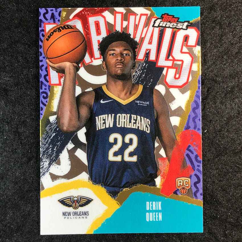 2025-26 Topps Finest DERIK QUEEN Arrivals Rookie Base #13