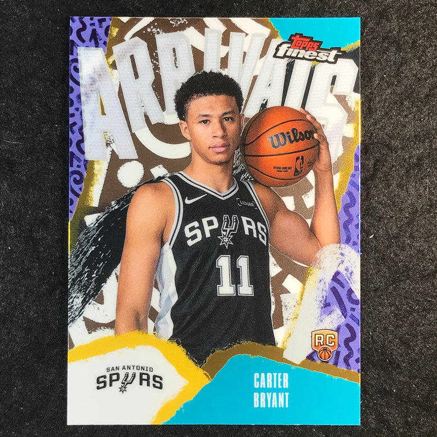 2025-26 Topps Finest CARTER BRYANT Arrivals Rookie Base #14