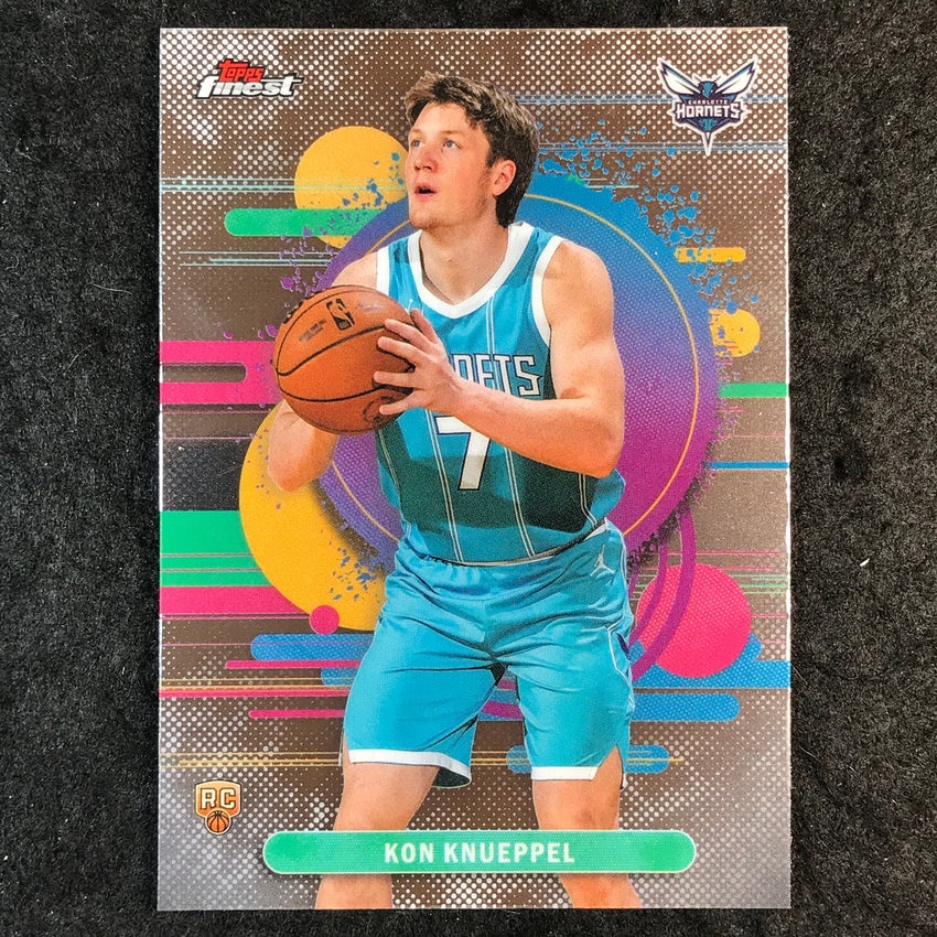 2025-26 Topps Finest KON KNUEPPEL Uncommon Rookie Base #104