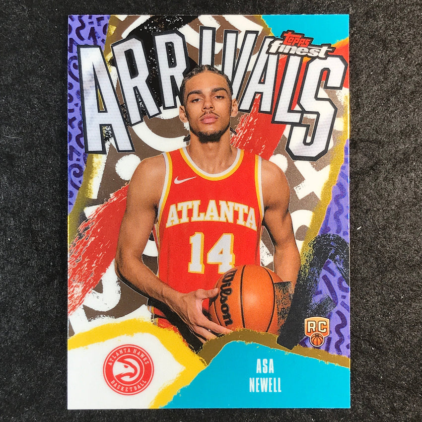 2025-26 Topps Finest ASA NEWELL Arrivals Rookie Base #23