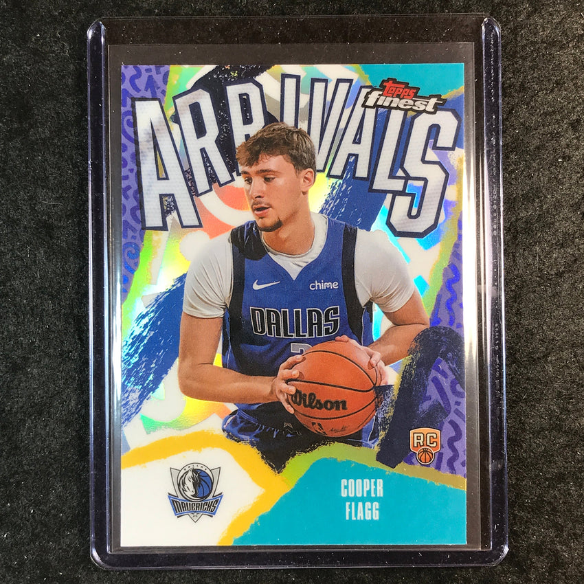 2025-26 Topps Finest COOPER FLAGG Arrivals Rookie Refractor #1