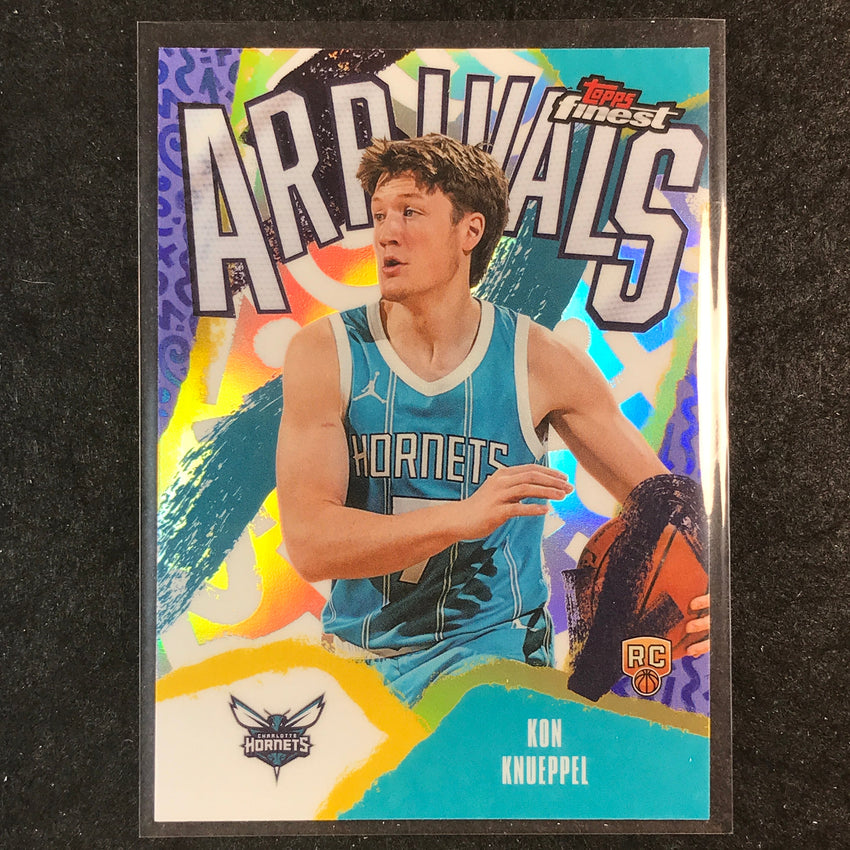 2025-26 Topps Finest KON KNUEPPEL Arrivals Rookie Refractor #4