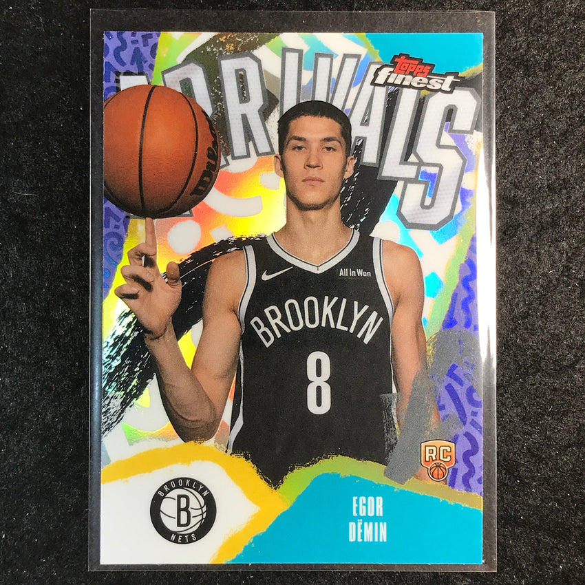 2025-26 Topps Finest EGOR DEMIN Arrivals Rookie Refractor #8