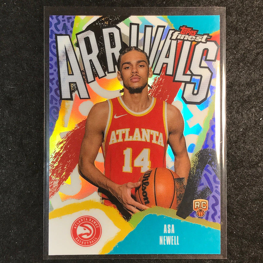 2025-26 Topps Finest ASA NEWELL Arrivals Rookie Refractor #23