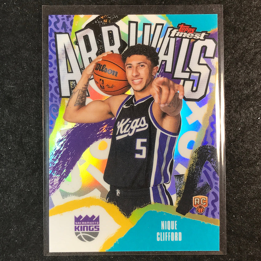2025-26 Topps Finest NIQUE CLIFFORD Arrivals Rookie Refractor #24