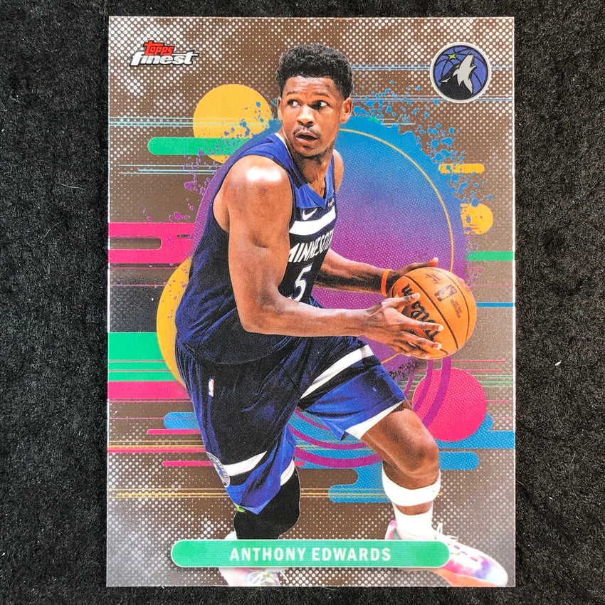 2025-26 Topps Finest ANTHONY EDWARDS Uncommon Base #158