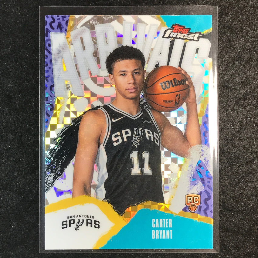 2025-26 Topps Finest CARTER BRYANT Arrivals Rookie X-Fractor #14