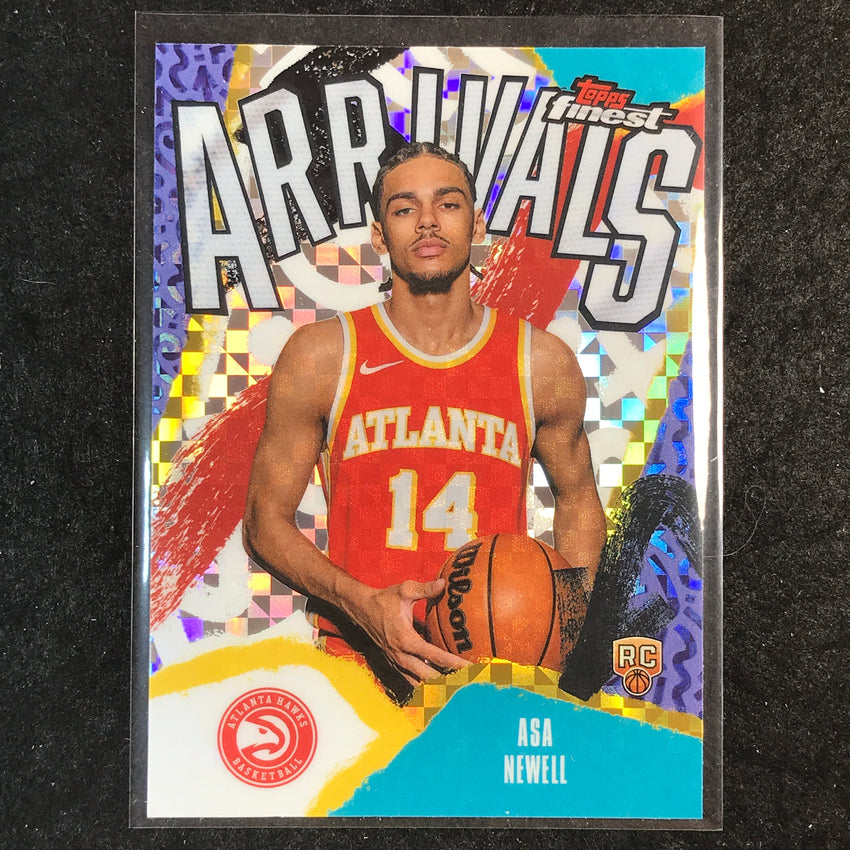 2025-26 Topps Finest ASA NEWELL Arrivals Rookie X-Fractor #23