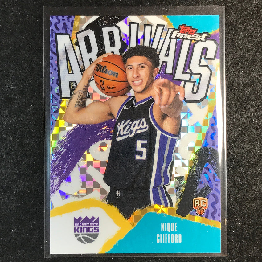 2025-26 Topps Finest NIQUE CLIFFORD Arrivals Rookie X-Fractor #24