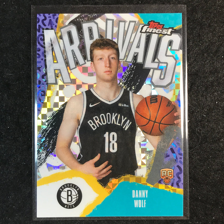 2025-26 Topps Finest DANNY WOLF Arrivals Rookie X-Fractor #27
