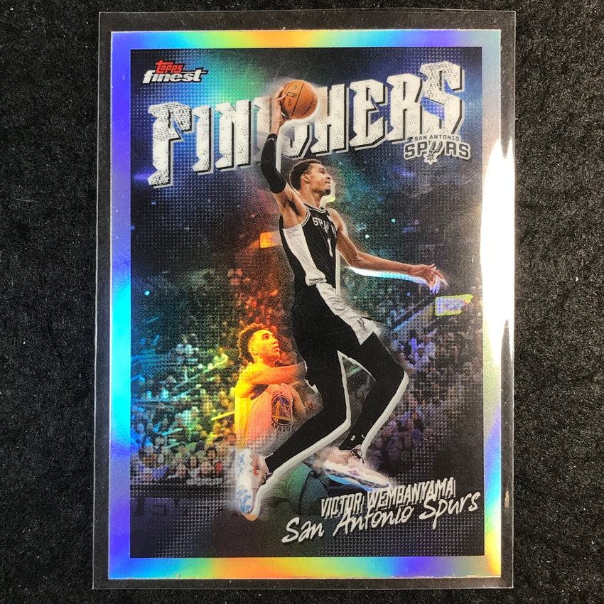2025-26 Topps Finest VICTOR WEMBANYAMA Finishers Refractor #1