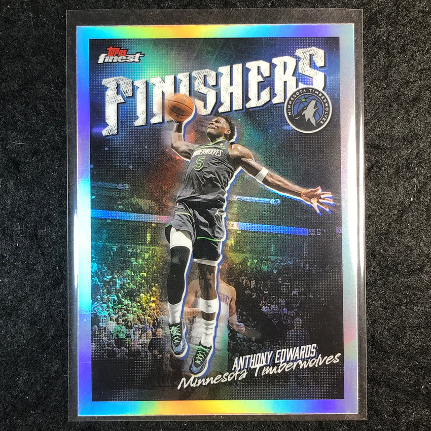 2025-26 Topps Finest ANTHONY EDWARDS Finishers Refractor #2