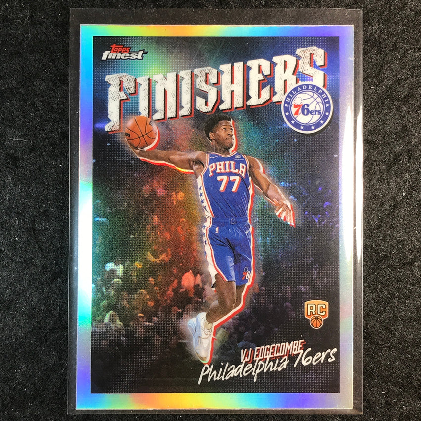 2025-26 Topps Finest VJ EDGECOMBE Finishers Rookie Refractor #10