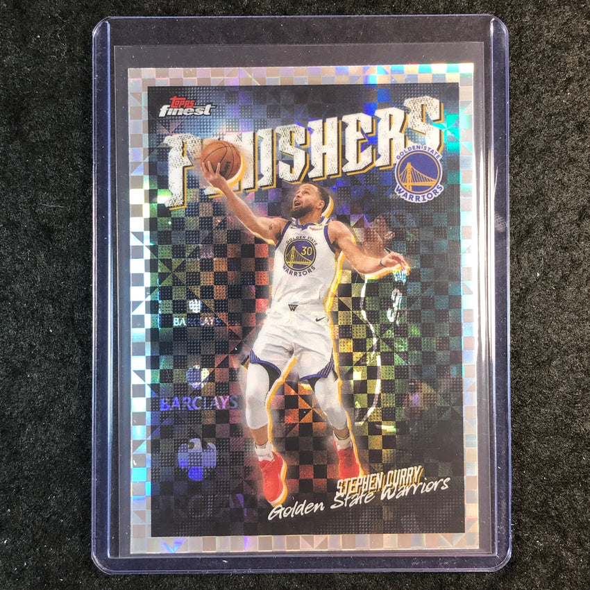 2025-26 Topps Finest STEPHEN CURRY Finishers X-Fractor #4