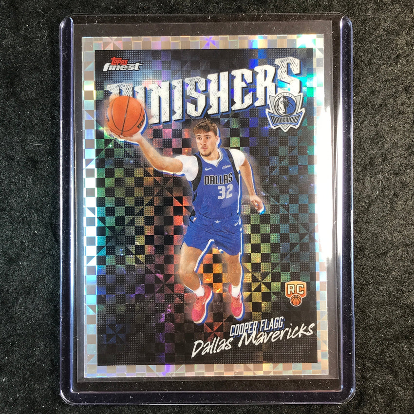 2025-26 Topps Finest COOPER FLAGG Finishers Rookie X-Fractor #8