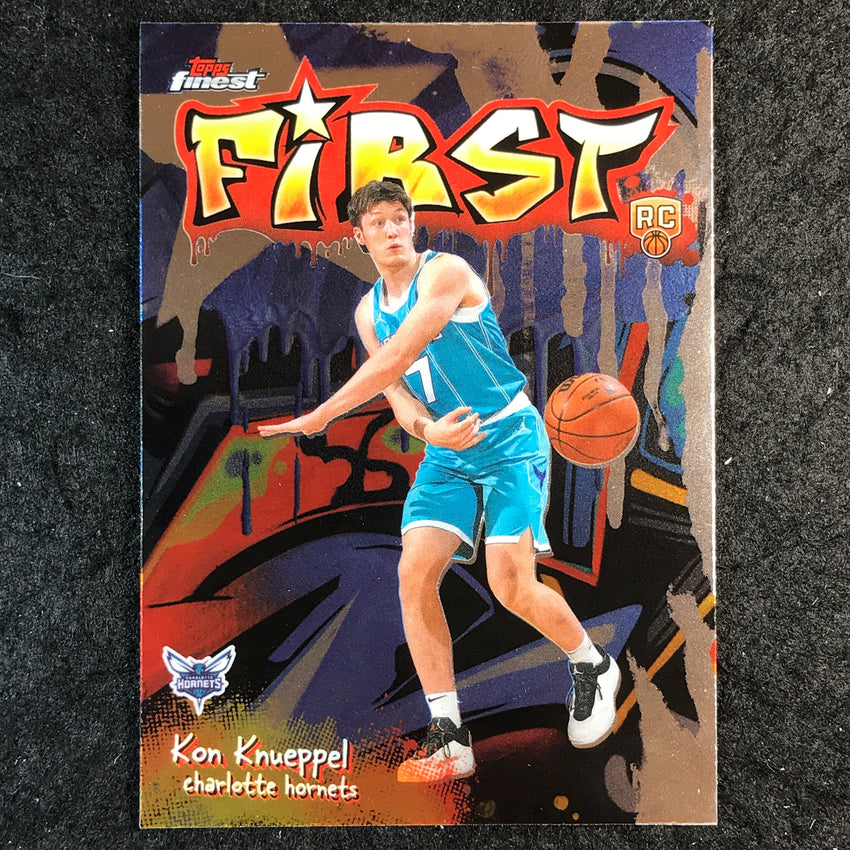 2025-26 Topps Finest KON KNUEPPEL First Rookie Base #4