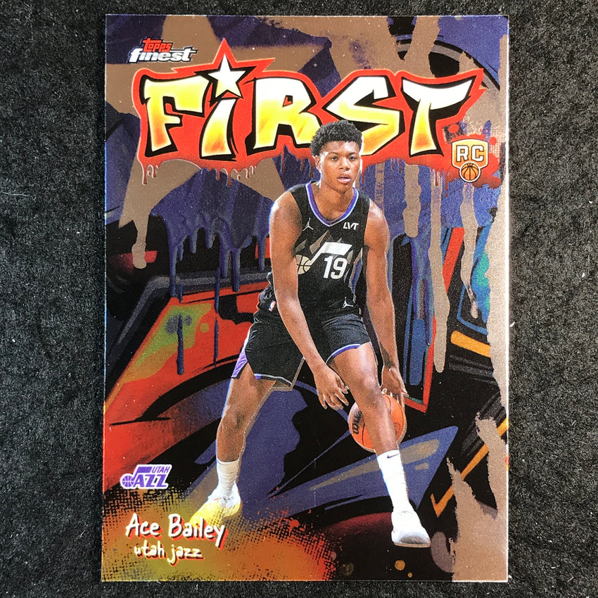 2025-26 Topps Finest ACE BAILEY First Rookie Base #5
