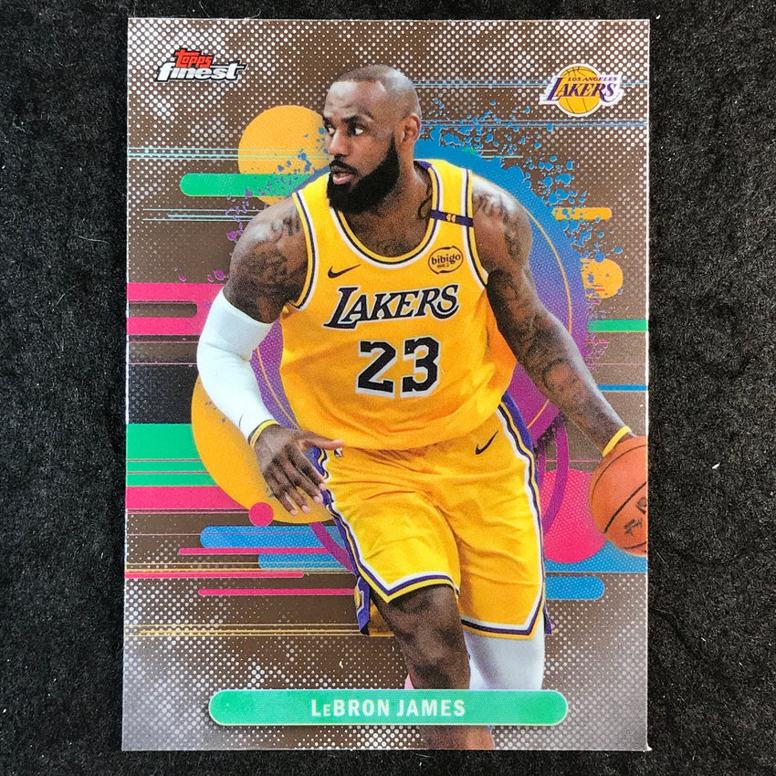 2025-26 Topps Finest LEBRON JAMES Uncommon Base #165
